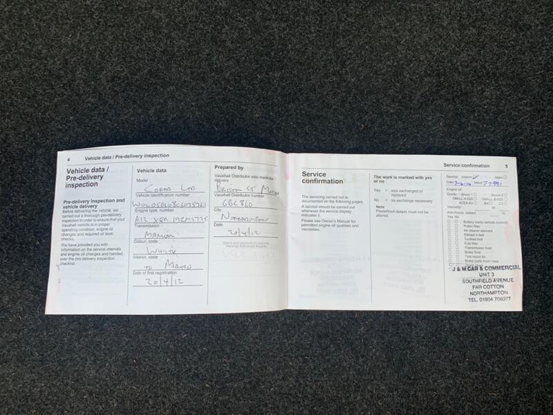 VAUXHALL CORSA 1.2 16V Limited Edition Euro 5 3dr 2012