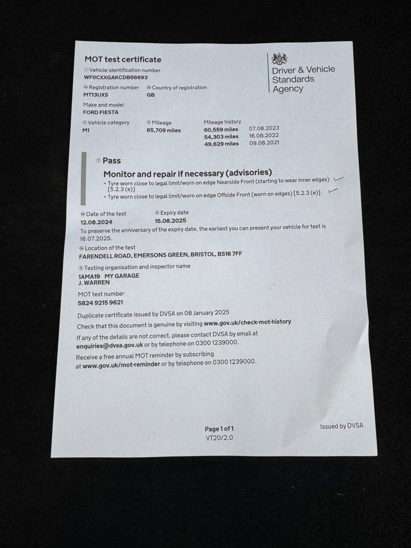 FORD FIESTA 1.0T EcoBoost Zetec Euro 5 (s/s) 3dr 2013