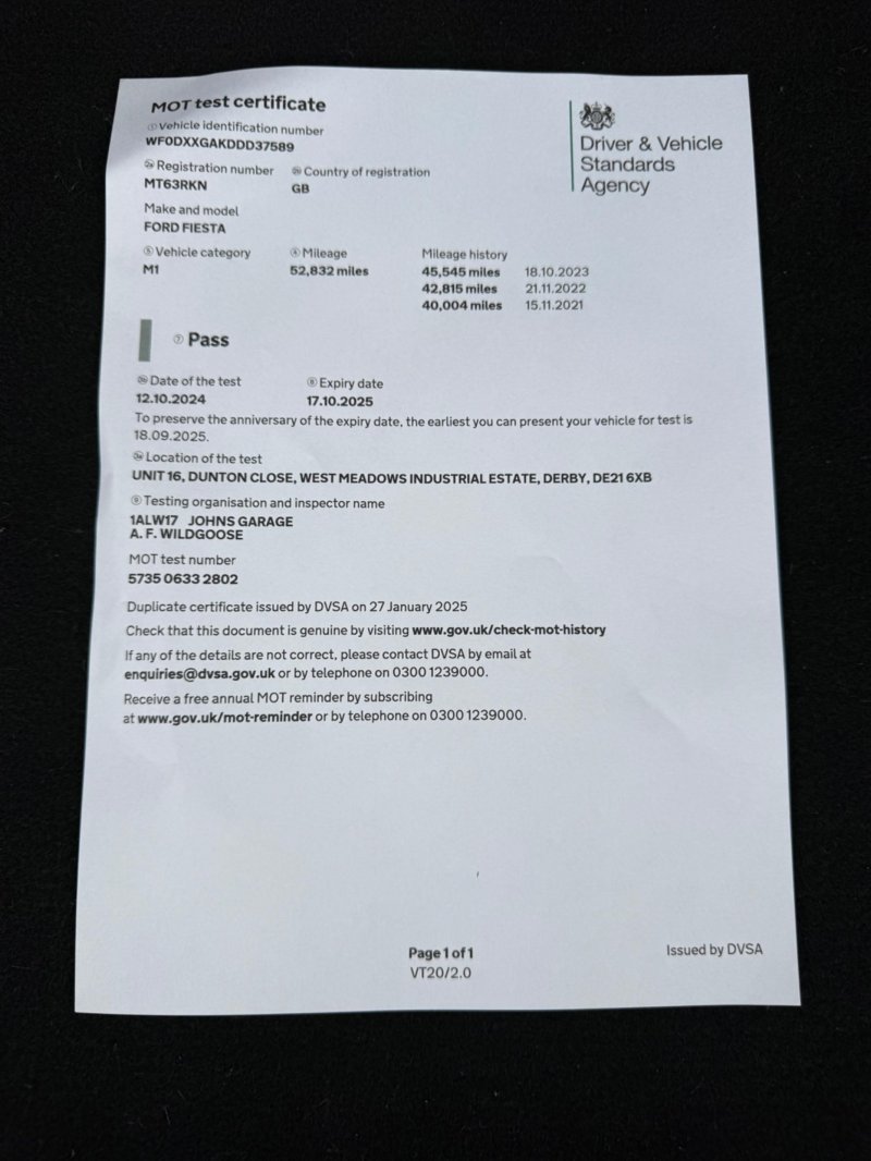 FORD FIESTA 1.0T EcoBoost Titanium Euro 5 (s/s) 5dr 2013