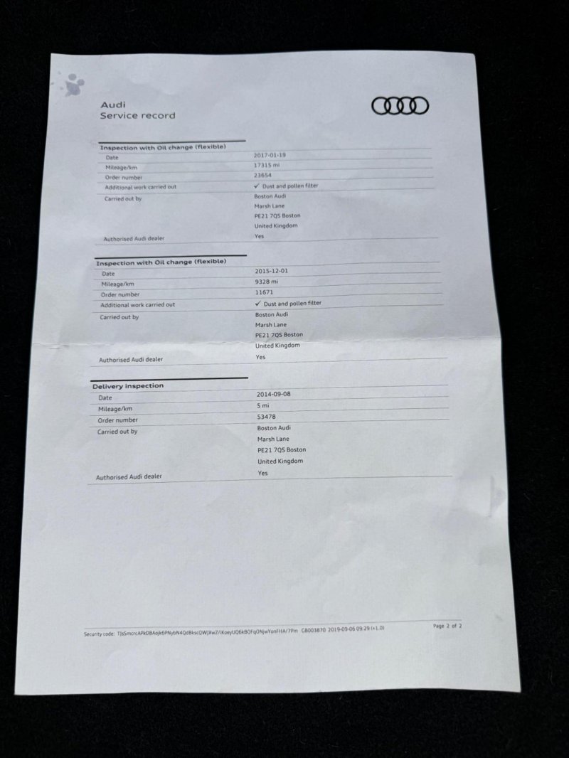 AUDI A1 1.4 TFSI Sport Euro 5 (s/s) 3dr 2014
