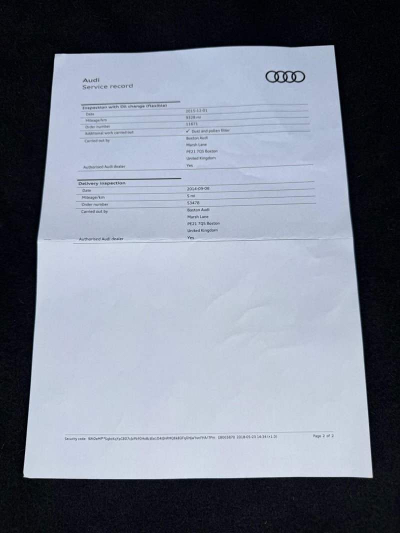 AUDI A1 1.4 TFSI Sport Euro 5 (s/s) 3dr 2014