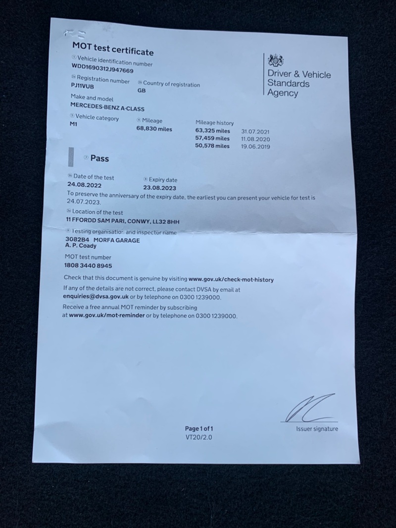 MERCEDES-BENZ A CLASS A160 BLUEEFFICIENCY AVANTGARDE SE 2011